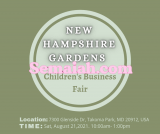 New Hampshire Gardens Teen’s Business Fair! Come See Me!!!
